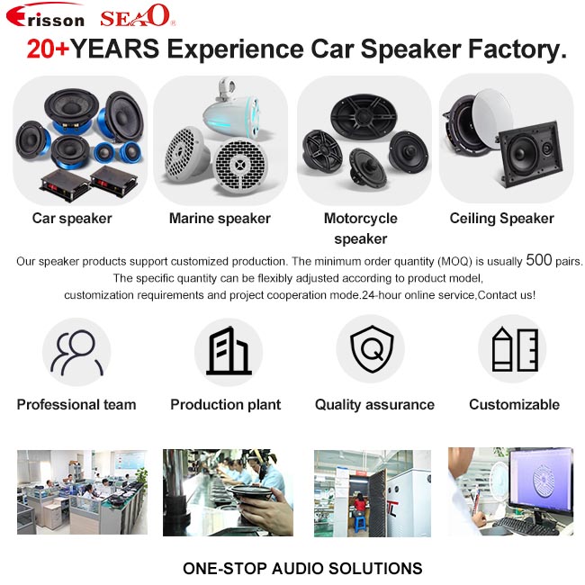 6.5 Coaxial Car Speakers 80WATTS 4OHM Tweeter coaxial speaker for car  